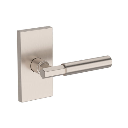Baldwin Reserve Riddling Lever, Contemporary 5" Rose, Satin Nickel