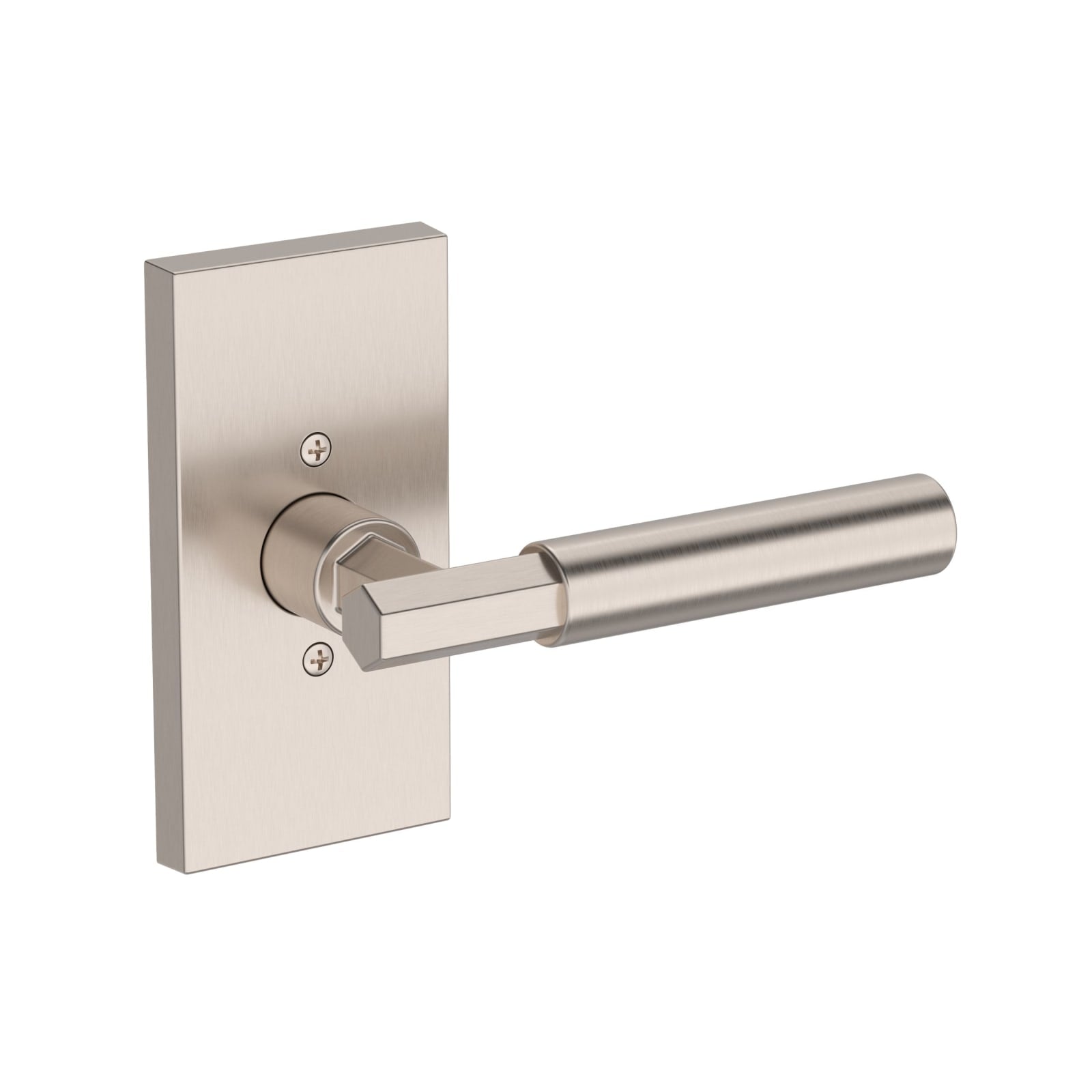 Baldwin Reserve Riddling Lever, Contemporary 5" Rose, Satin Nickel