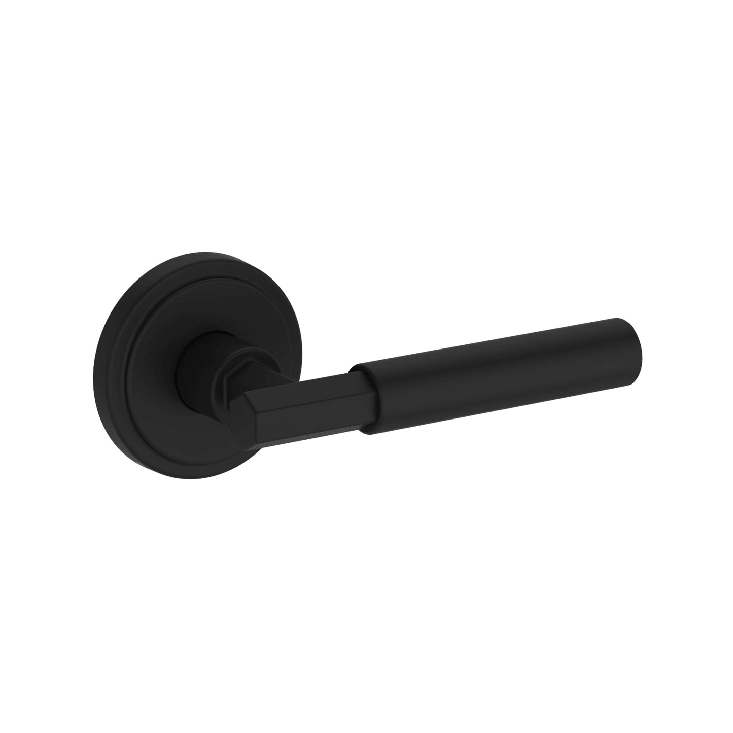 Baldwin Reserve Riddling Lever, Stepped Round Rose, Satin Black