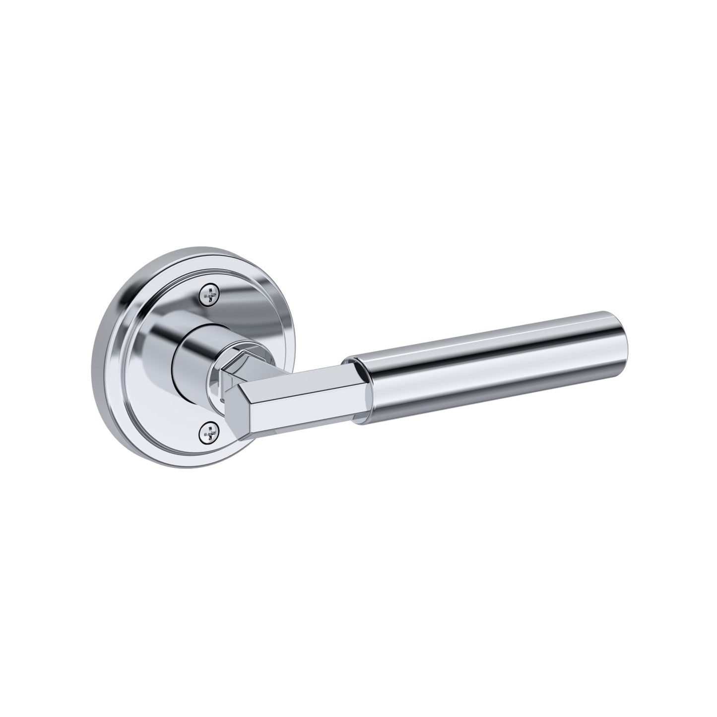 Baldwin Reserve Riddling Lever, Stepped Round Rose, Polished Chrome