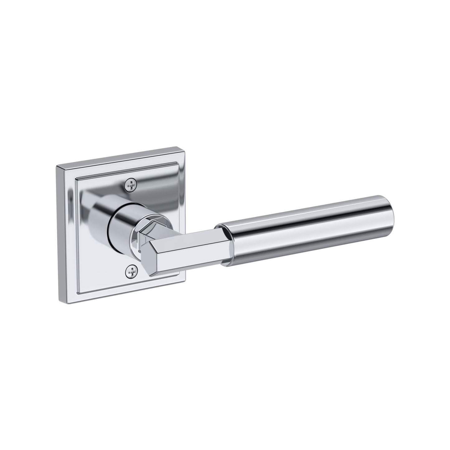Baldwin Reserve Riddling Lever, Stepped Square Rose, Polished Chrome