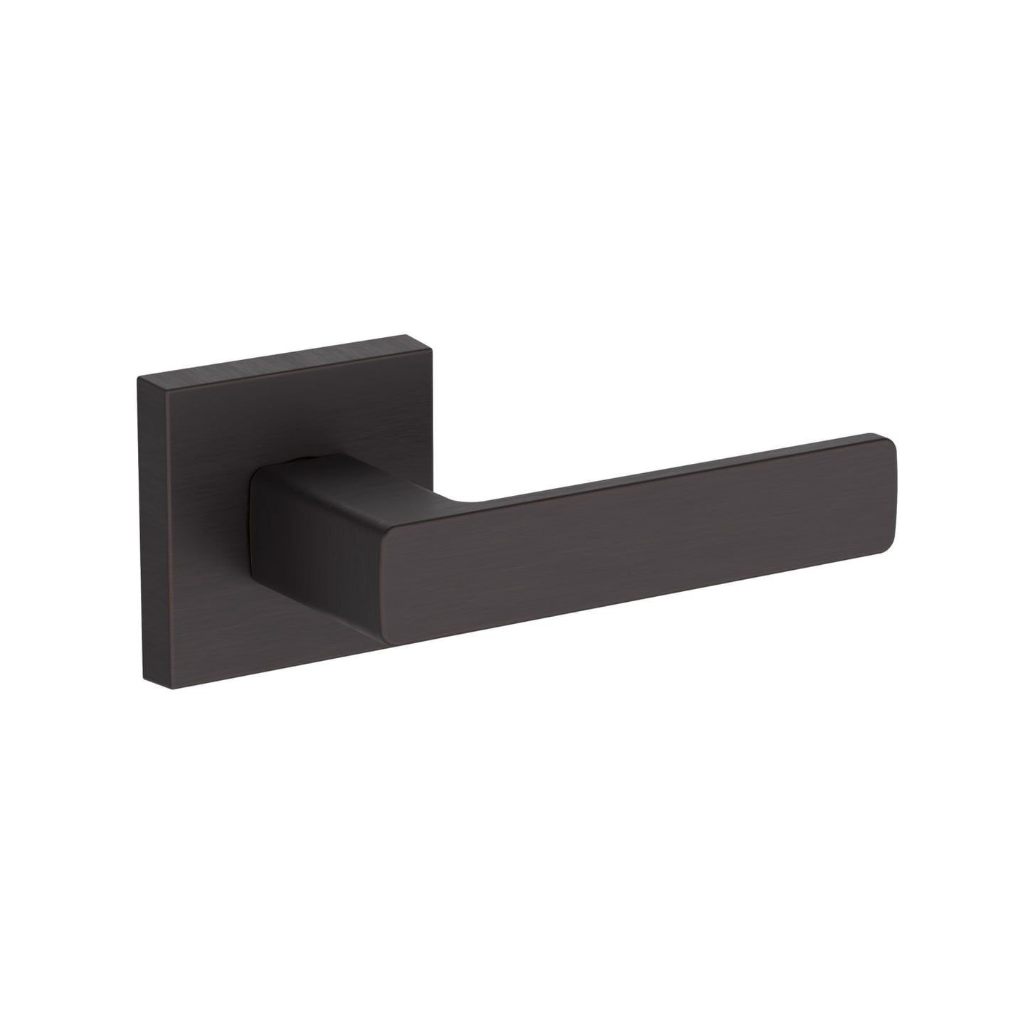 Baldwin Reserve Sharpewood Lever, Contemporary Square Rose, Venetian Bronze