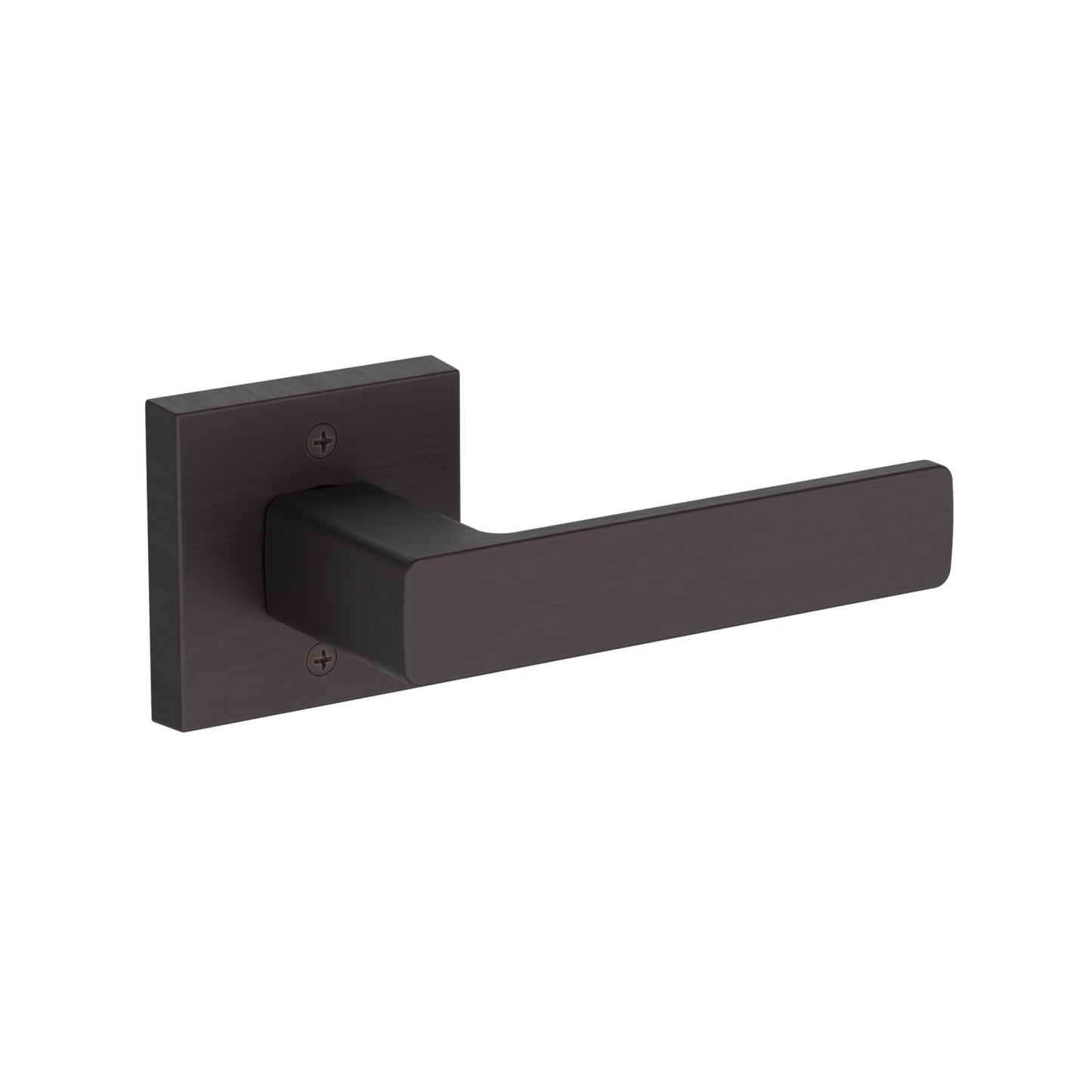 Baldwin Reserve Sharpewood Lever, Contemporary Square Rose, Venetian Bronze
