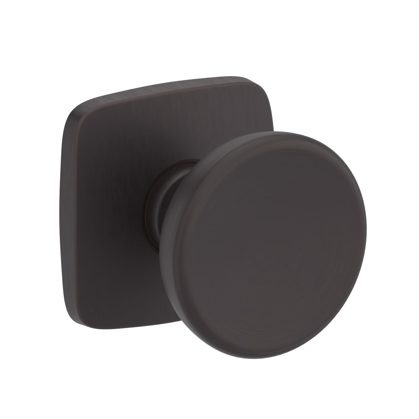 Baldwin Reserve Solvang Knob, Soft Square Rose, Venetian Bronze