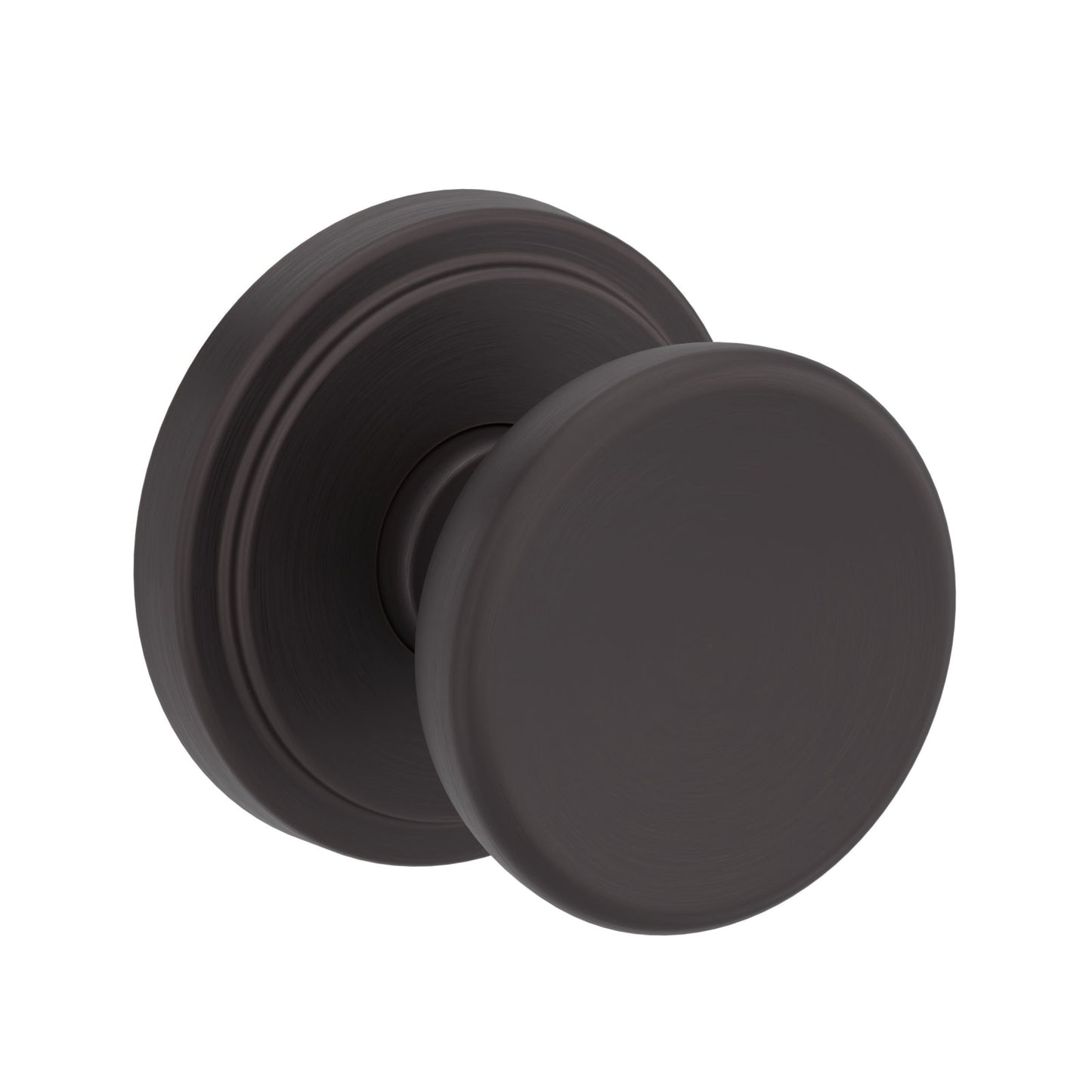 Baldwin Reserve Solvang Knob, Stepped Round Rose, Venetian Bronze