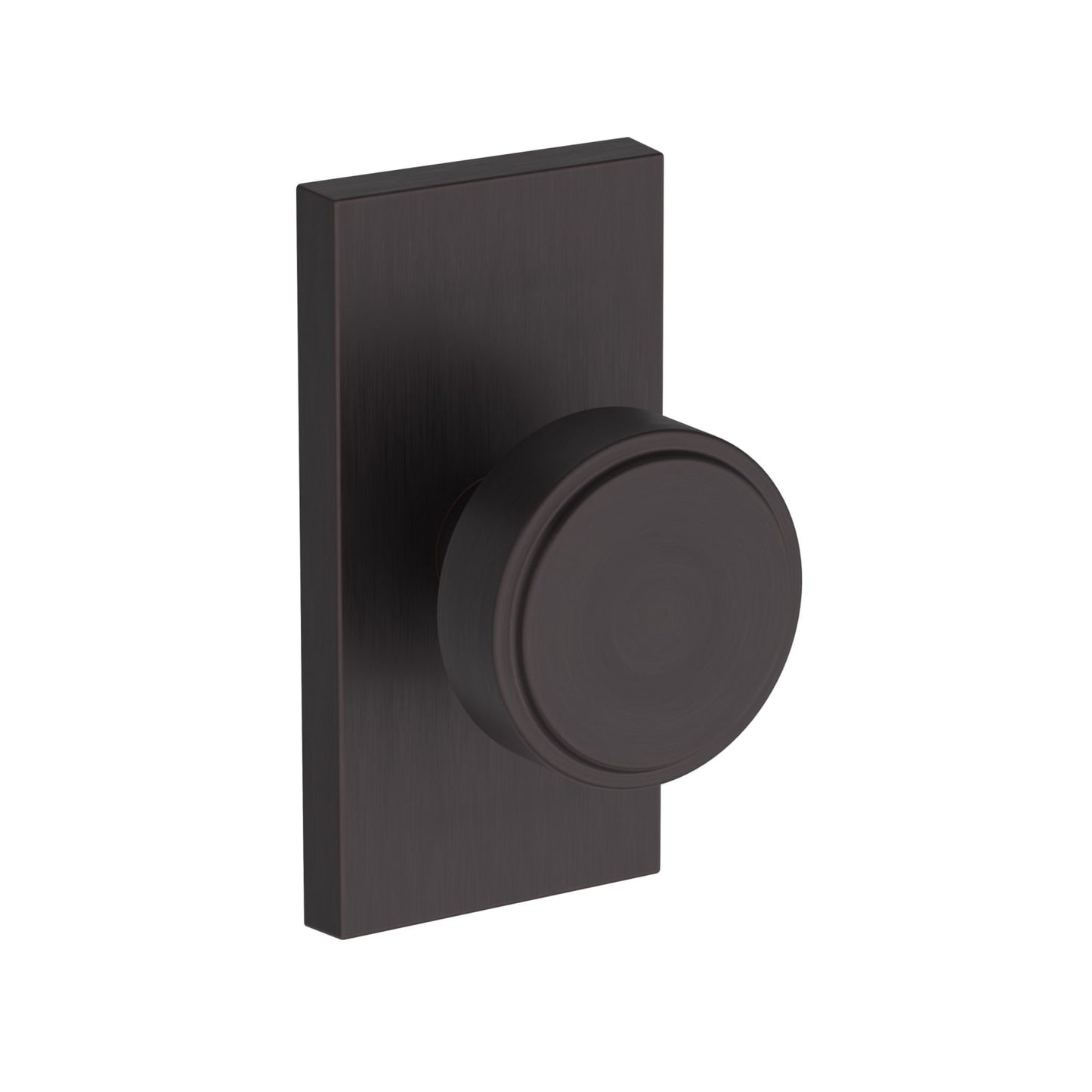 Baldwin Reserve Vashon Knob, Contemporary 5" Rose, Venetian Bronze