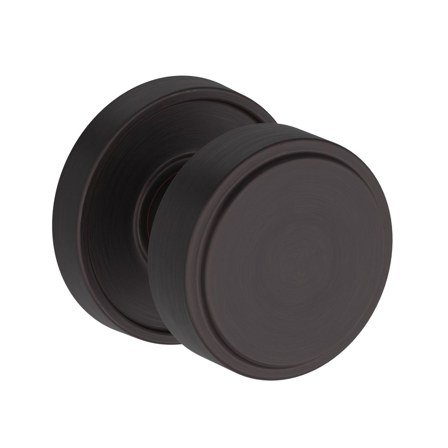 Baldwin Reserve Vashon Knob, Recessed Round Rose, Venetian Bronze