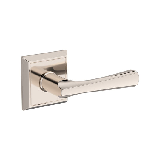 Baldwin Reserve Wyndcliff Lever, Contemporary 5" Rose, Lifetime (PVD) Polished Nickel