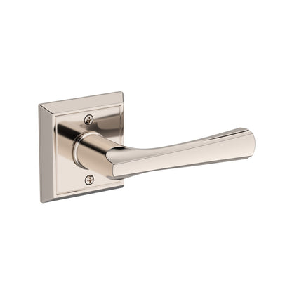 Baldwin Reserve Wyndcliff Lever, Contemporary 5" Rose, Lifetime (PVD) Polished Nickel