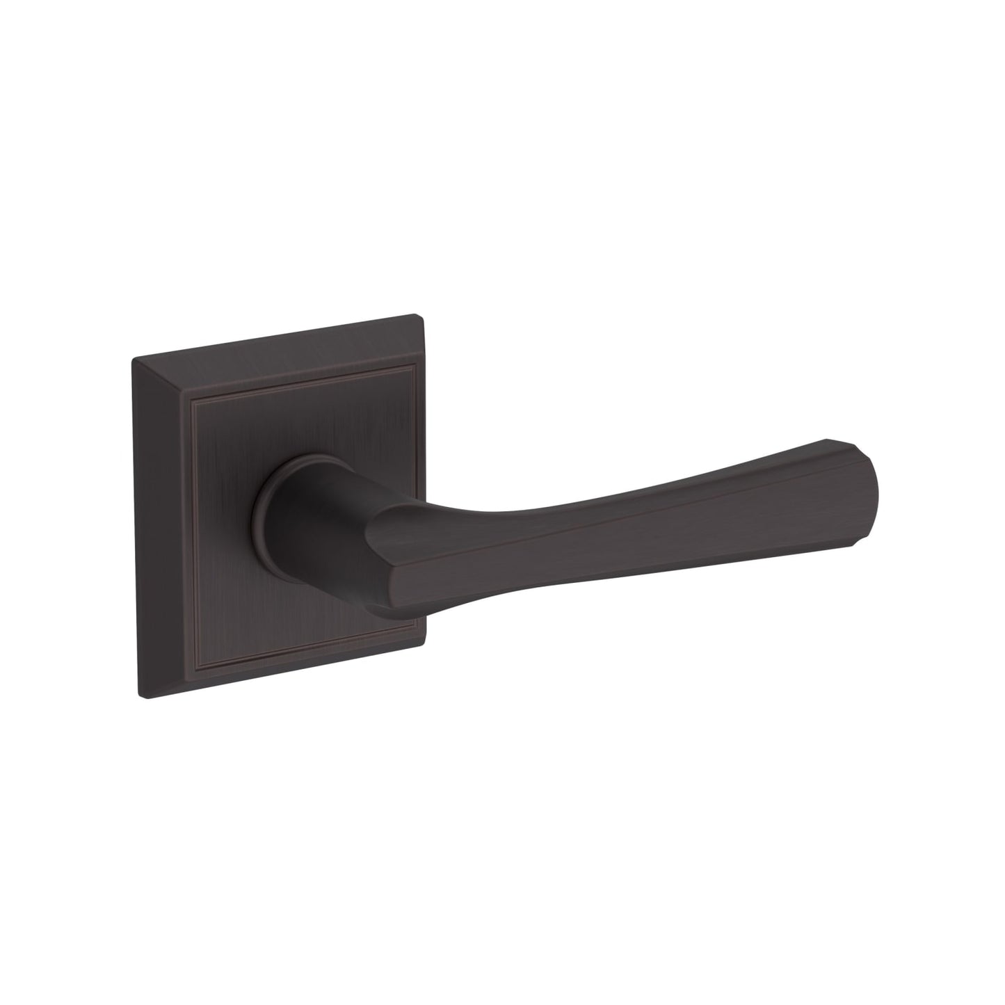 Baldwin Reserve Wyndcliff Lever, Contemporary 5" Rose, Venetian Bronze