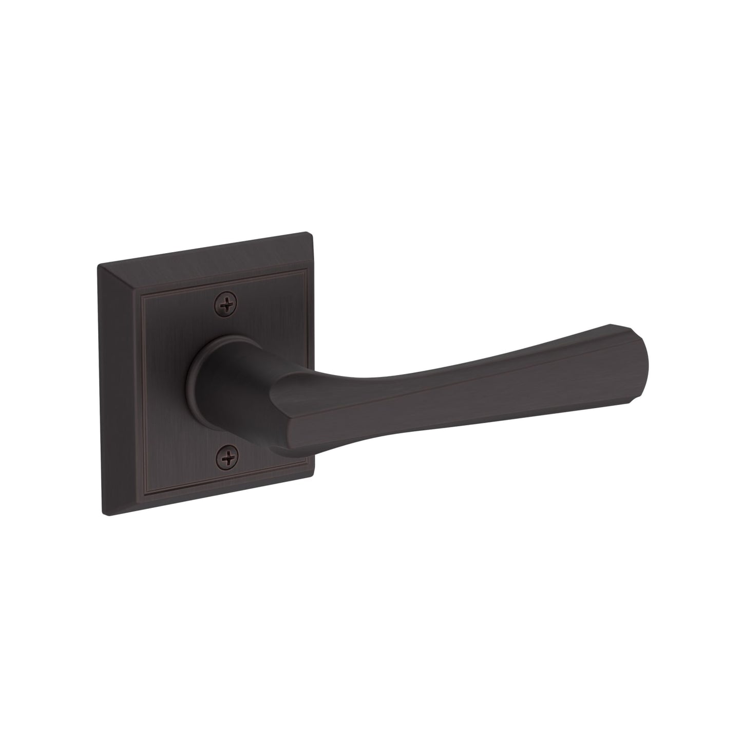 Baldwin Reserve Wyndcliff Lever, Contemporary 5" Rose, Venetian Bronze