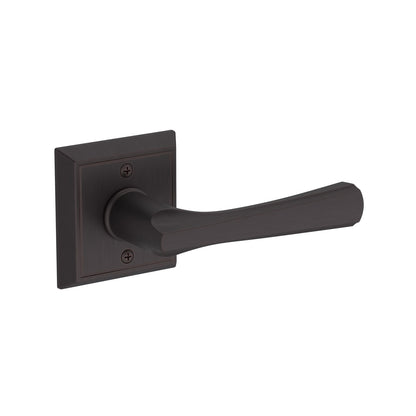 Baldwin Reserve Wyndcliff Lever, Contemporary 5" Rose, Venetian Bronze