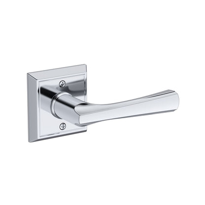 Baldwin Reserve Wyndcliff Lever, Contemporary 5" Rose, Polished Chrome