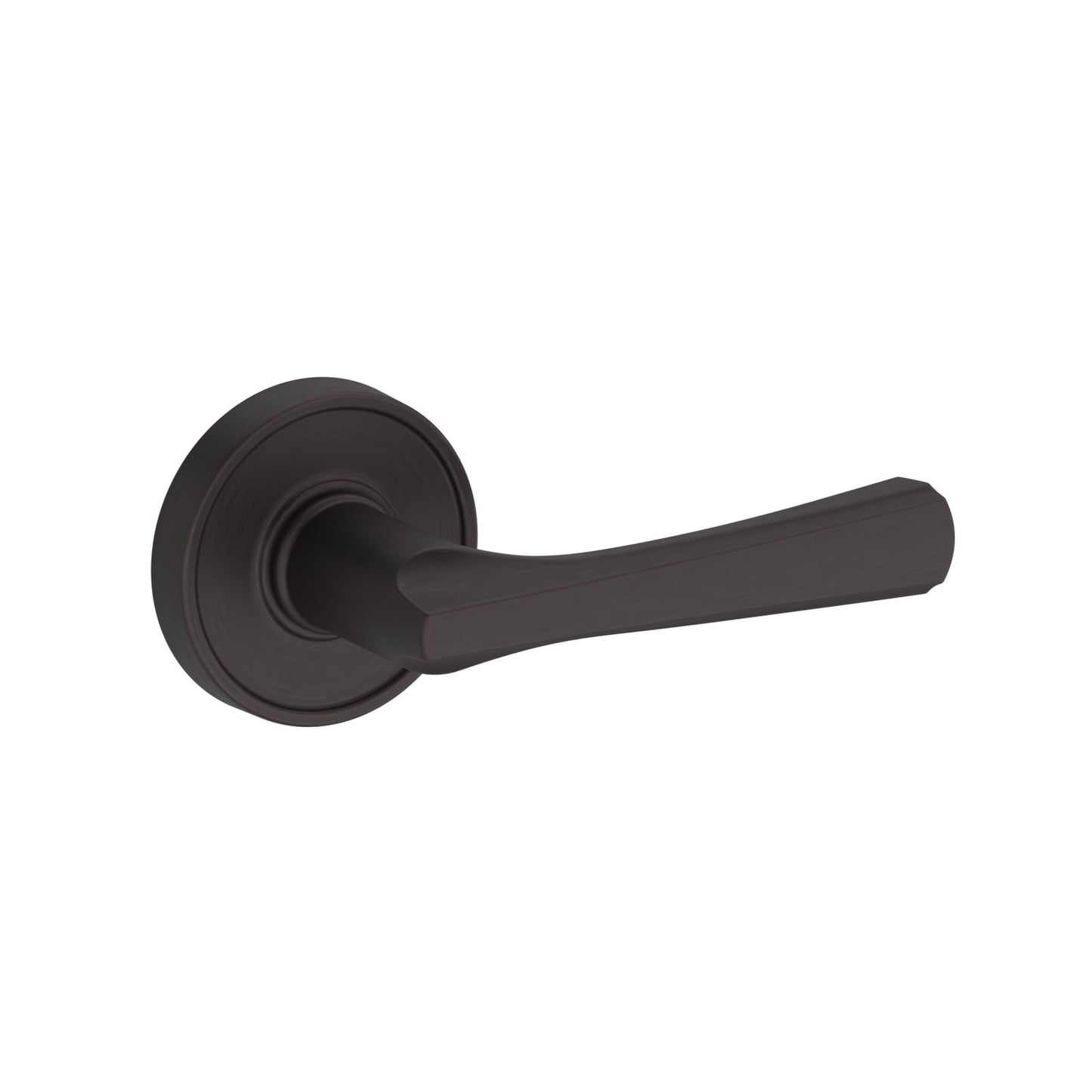 Baldwin Reserve Wyndcliff Lever, Recessed Round Rose, Venetian Bronze