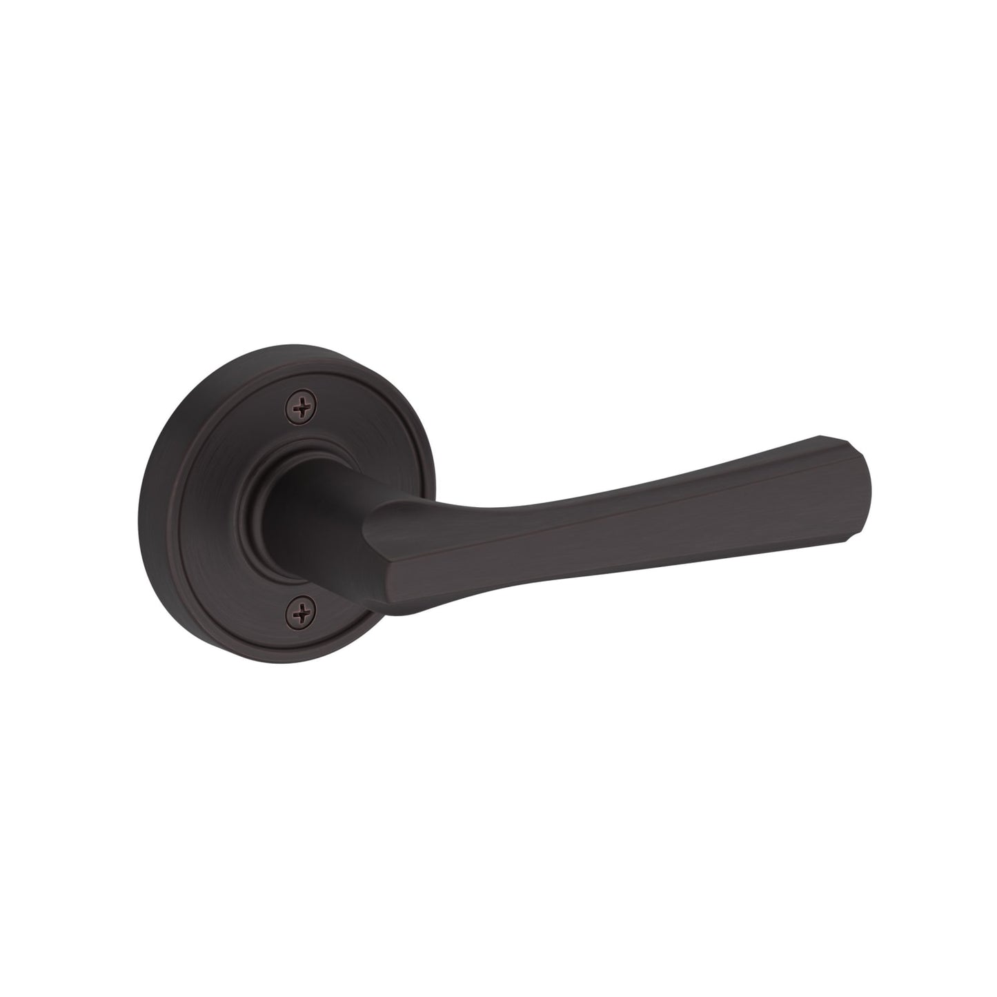 Baldwin Reserve Wyndcliff Lever, Recessed Round Rose, Venetian Bronze