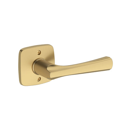 Baldwin Reserve Wyndcliff Lever, Soft Square Rose, Lifetime (PVD) Satin Brass