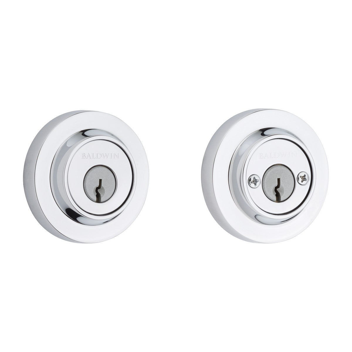 Baldwin Reserve Contemporary Round Deadbolt - finish 260
