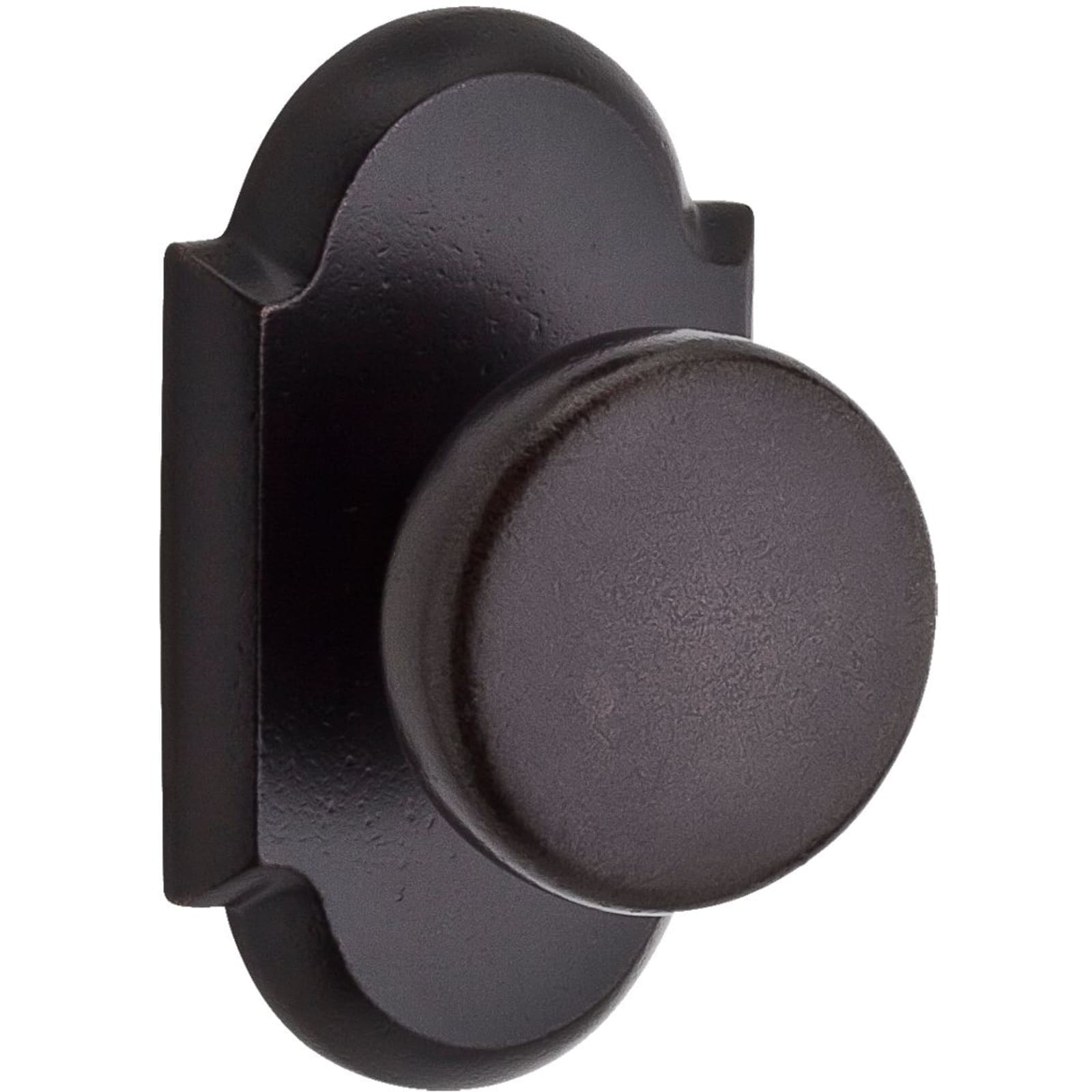 Baldwin Reserve Rustic Knob, Rustic Arch Rose, Dark Bronze