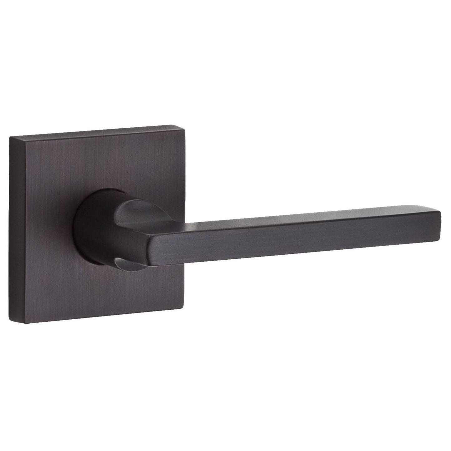 Baldwin Reserve Square Lever, Contemporary 5" Rose, Venetian Bronze