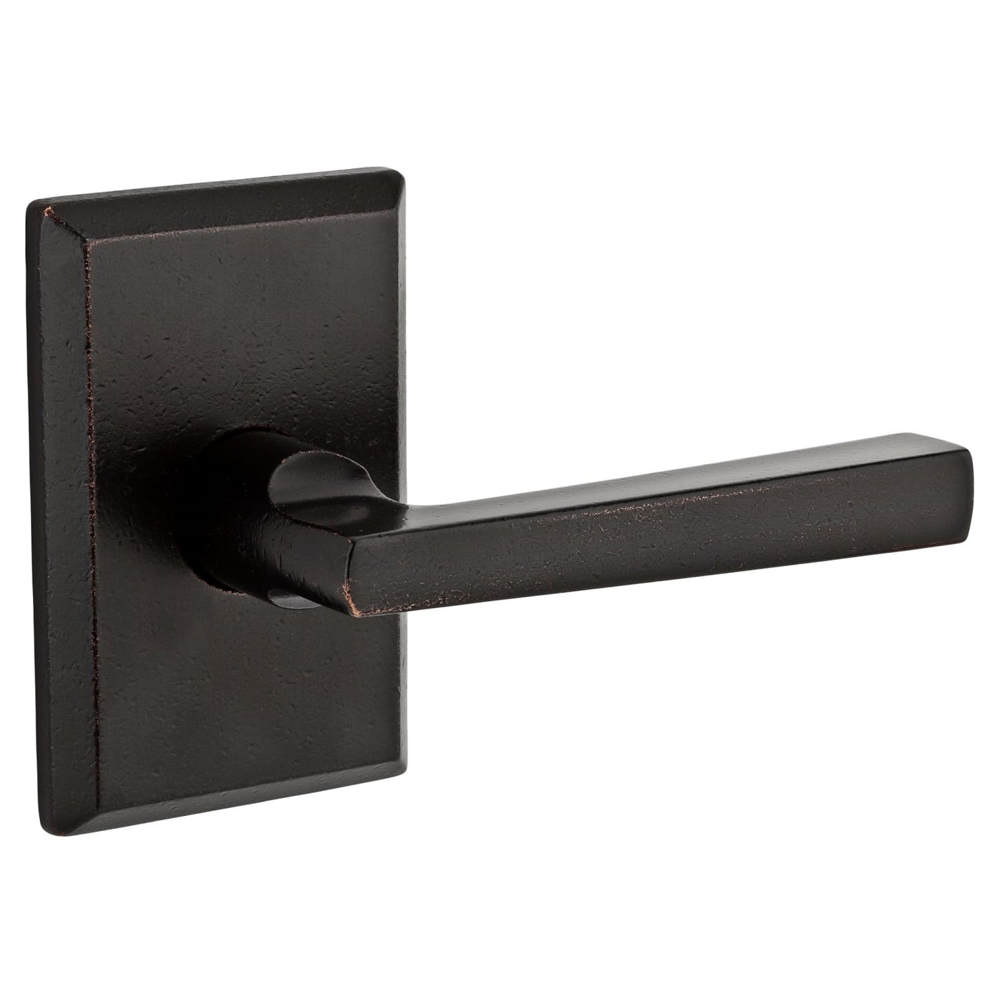 Baldwin Reserve Taper Lever, Rustic Arch Rose, Dark Bronze