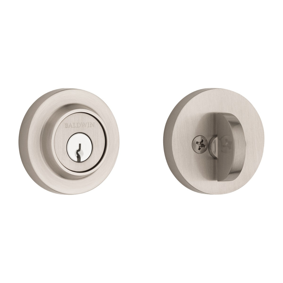 Baldwin Reserve Contemporary Round Deadbolt - finish 150