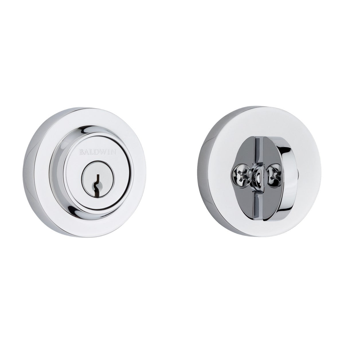 Baldwin Reserve Contemporary Round Deadbolt - finish 260