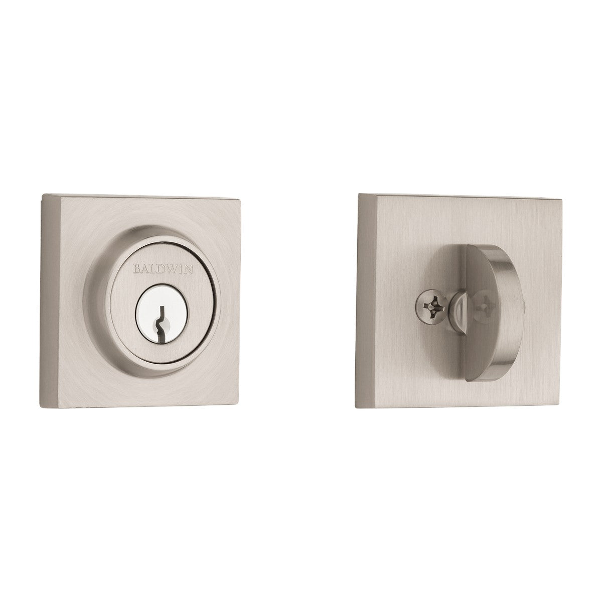 Baldwin Reserve Contemporary Square Deadbolt - finish 150