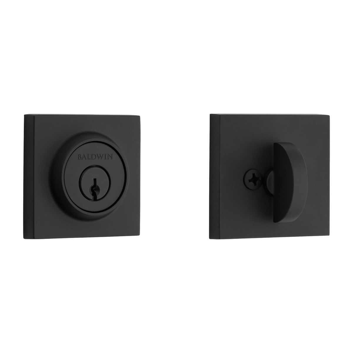 Baldwin Reserve Contemporary Square Deadbolt - finish 190