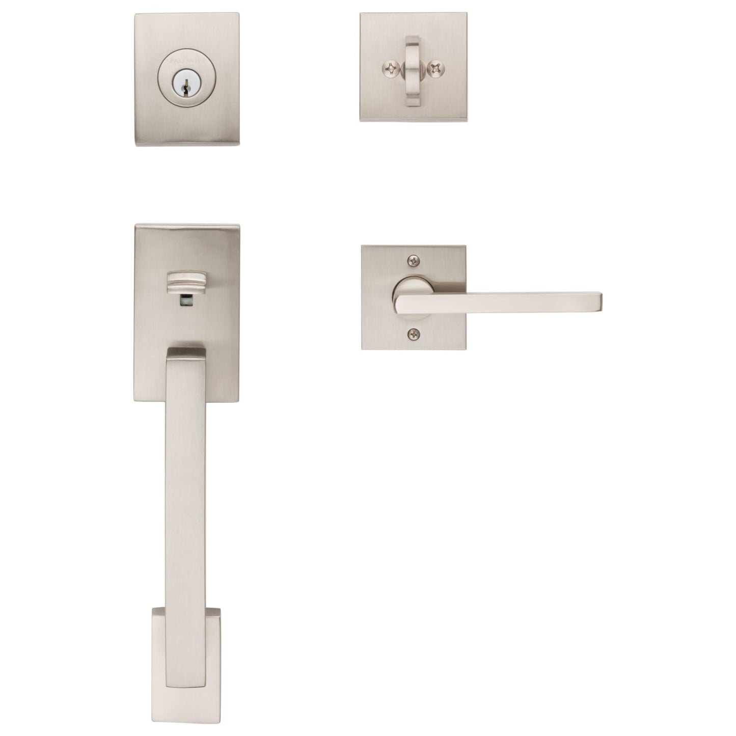 Baldwin Reserve La Jolla Handleset in Satin Nickel