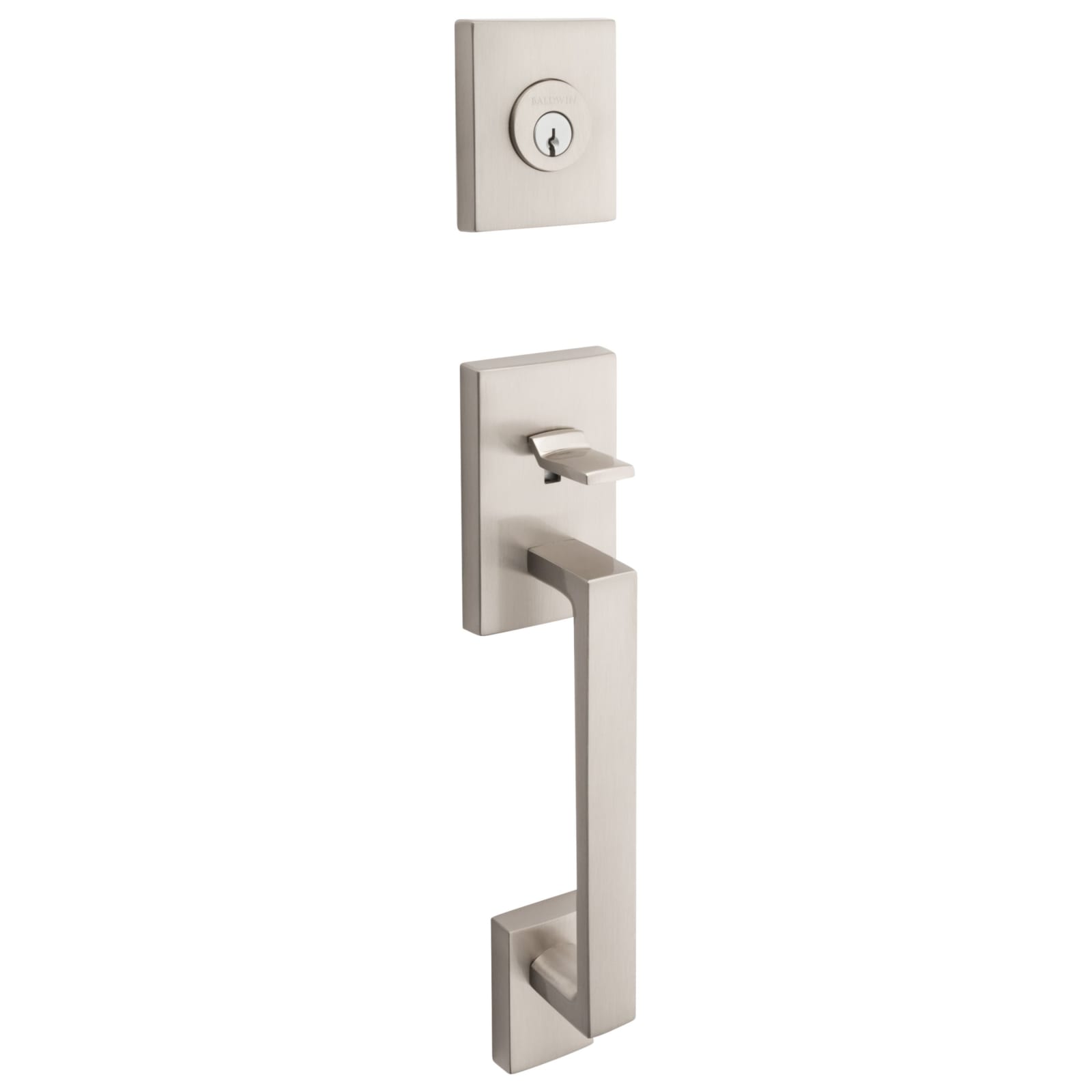Baldwin Reserve La Jolla Handleset in Satin Nickel