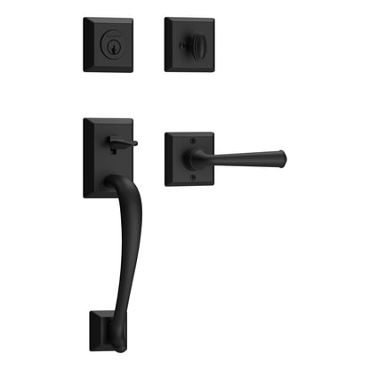 Baldwin Reserve Napa Handleset in Satin Black