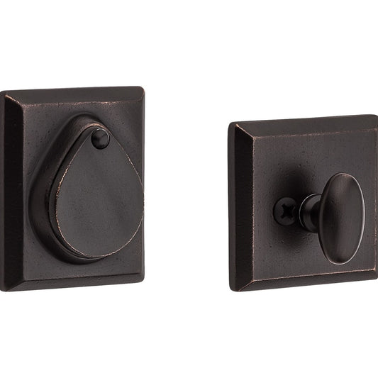 Baldwin Reserve Rustic Square Deadbolt