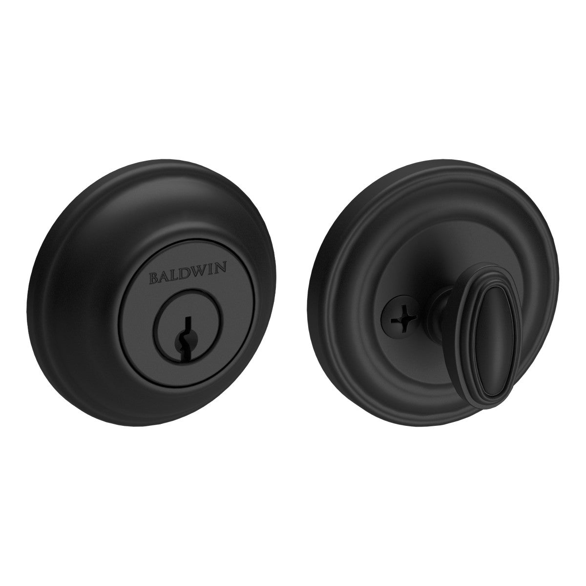 Baldwin Reserve Traditional Round Deadbolt - finish 190
