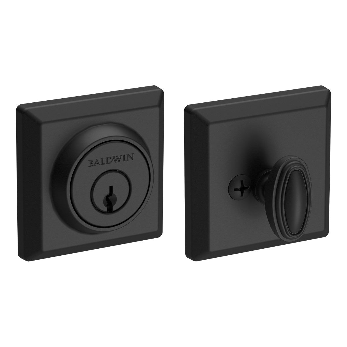 Baldwin Reserve Traditional Square Deadbolt - finish 190