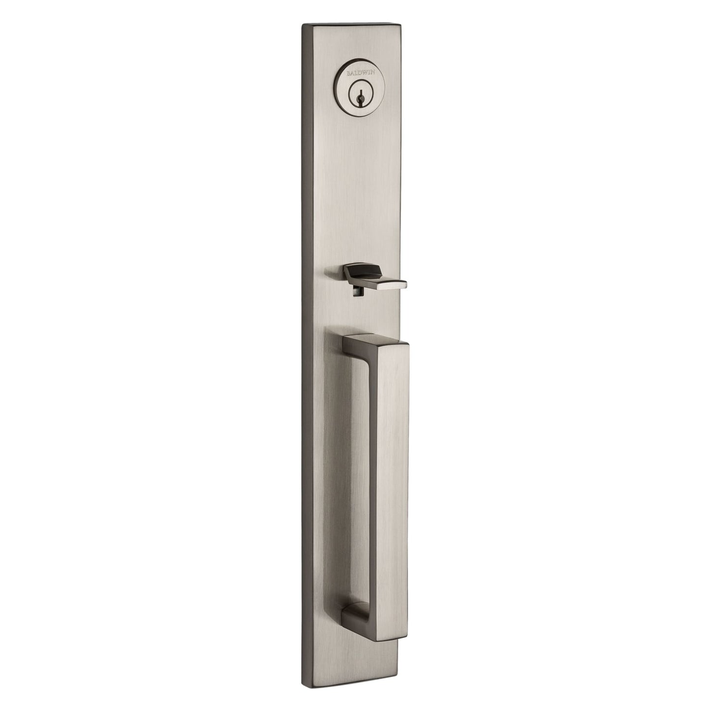 Baldwin Reserve Santa Cruz Handleset in Satin Nickel