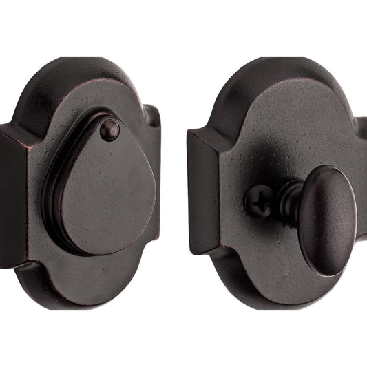 Baldwin Reserve Rustic Arch Deadbolt