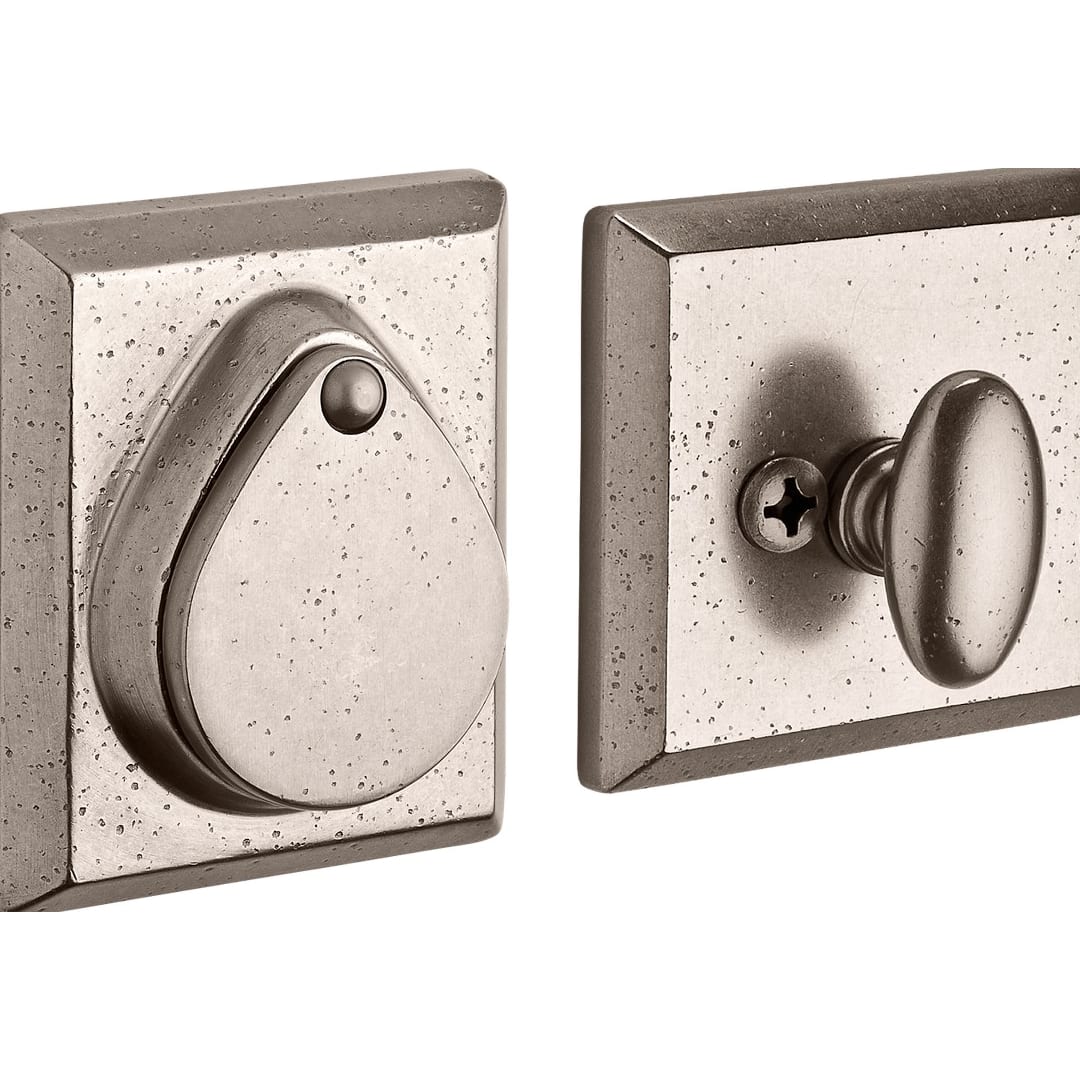 Baldwin Reserve Rustic Square Deadbolt