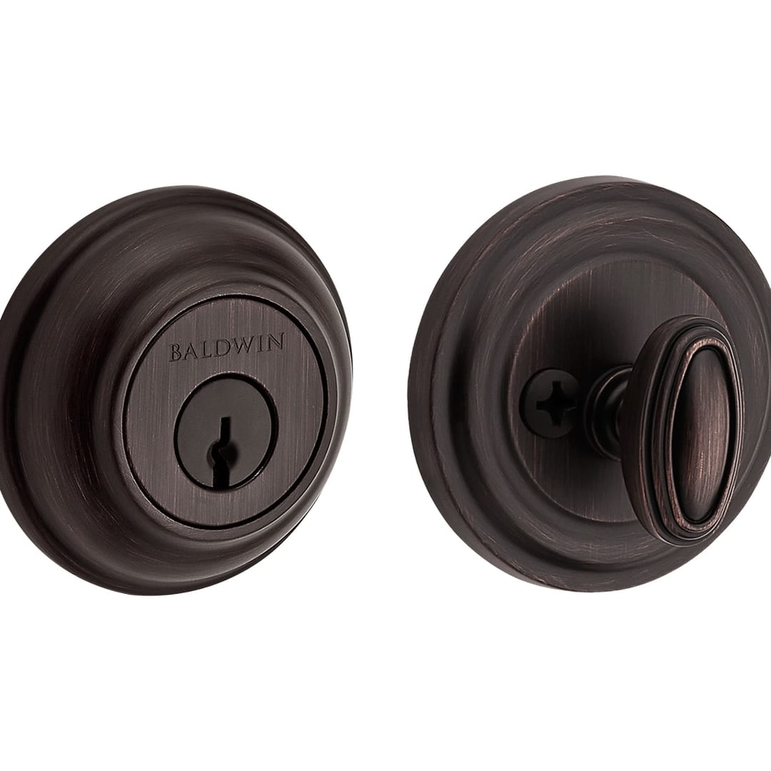 Baldwin Reserve Traditional Round Deadbolt