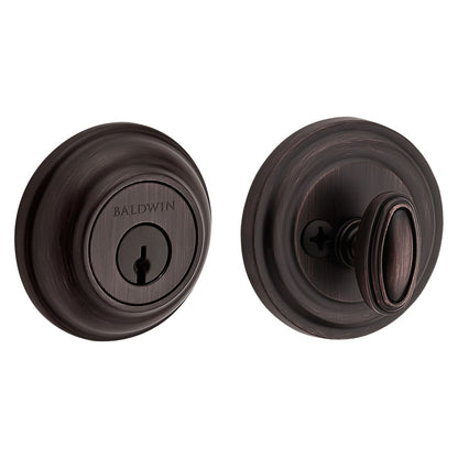 Baldwin Reserve Traditional Round Deadbolt - finish 112