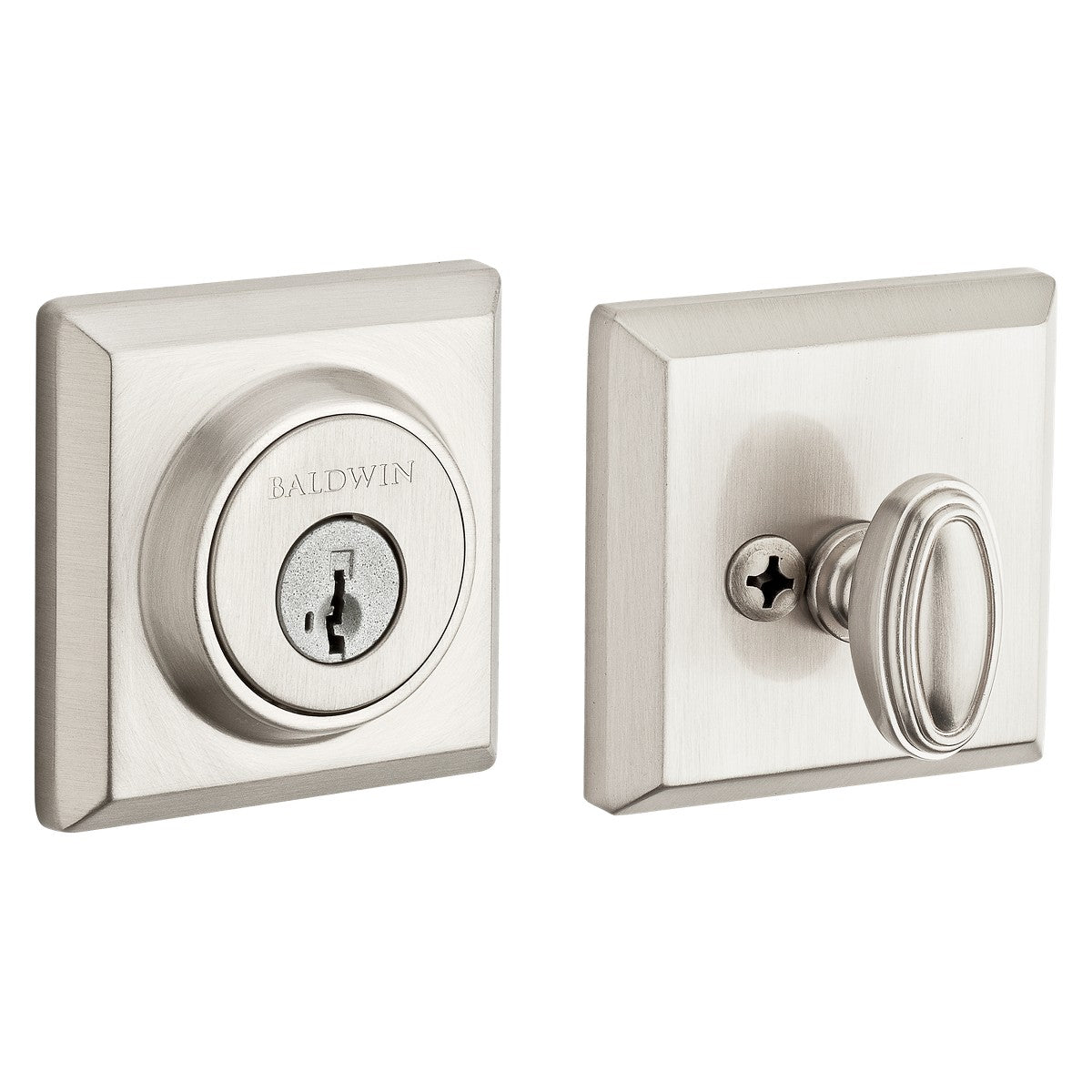 Baldwin Reserve Traditional Square Deadbolt - finish 150