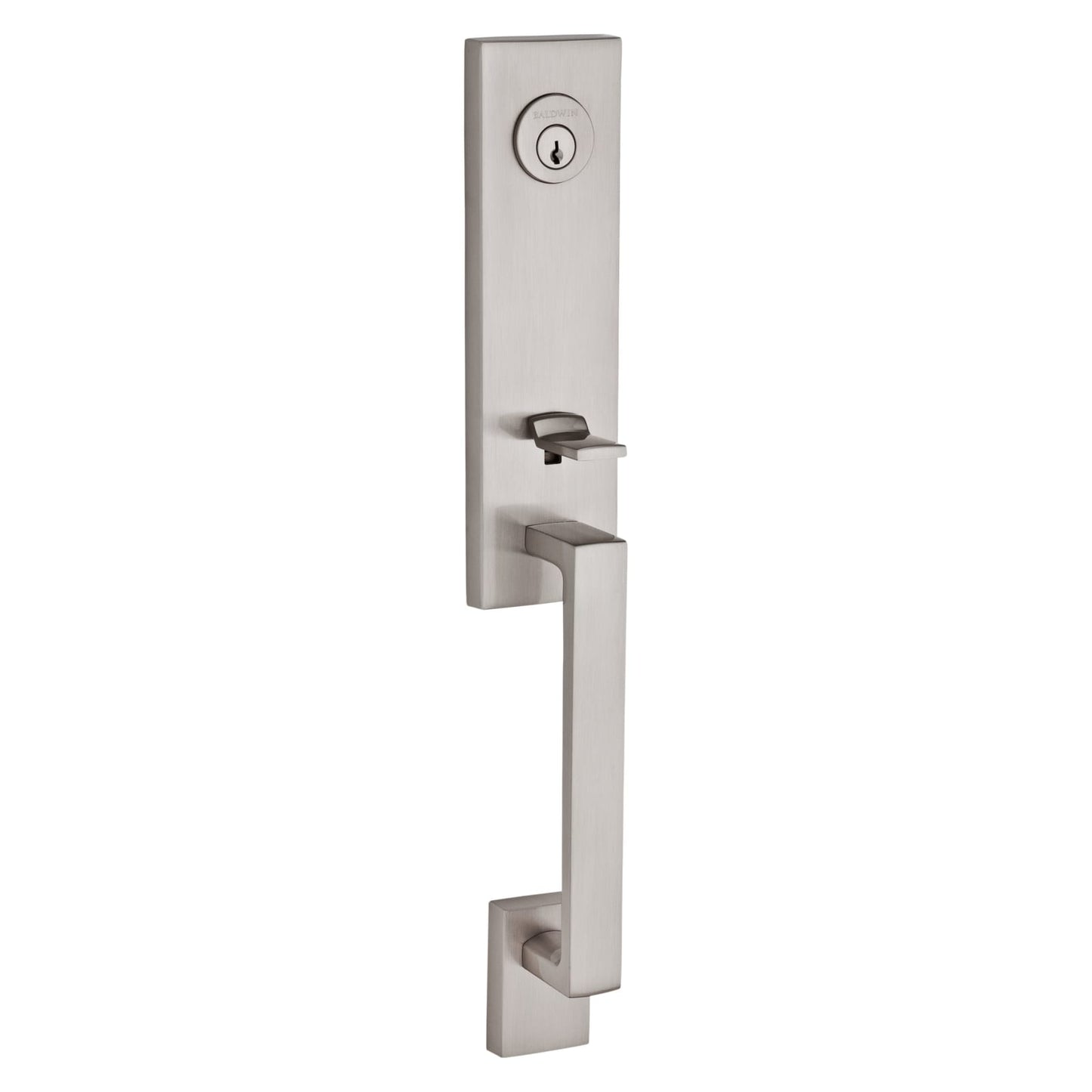 Baldwin Reserve Seattle Handleset in Satin Nickel