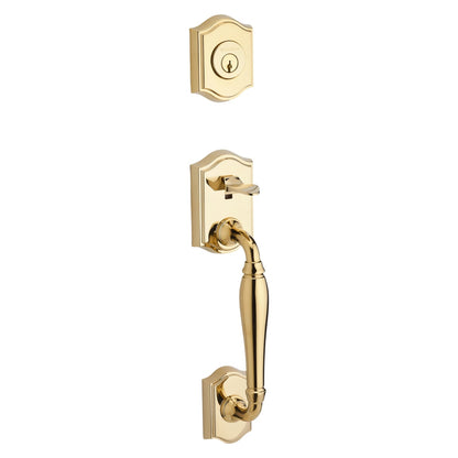 Baldwin Reserve Westcliff Handleset in Lifetime (PVD) Polished Brass