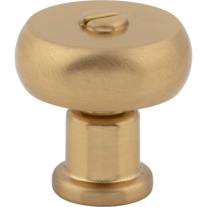 Atlas Everitt Round Knob - Brushed Nickel