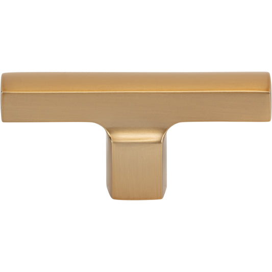Atlas Reeves Bar Knob - Brushed Nickel