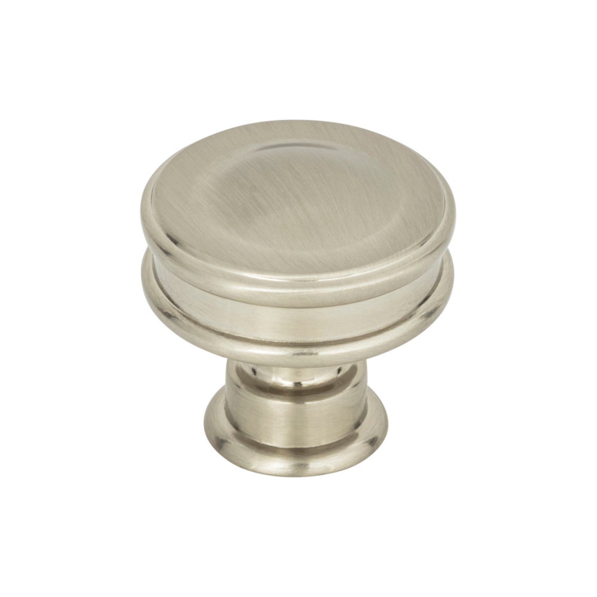 Atlas Oskar Round Knob - Brushed Nickel