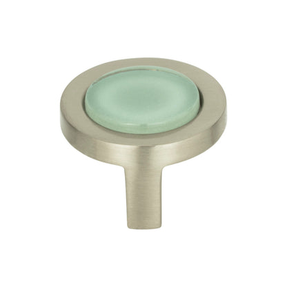 Atlas Spa 1- Diameter Round Knob - Brushed Nickel