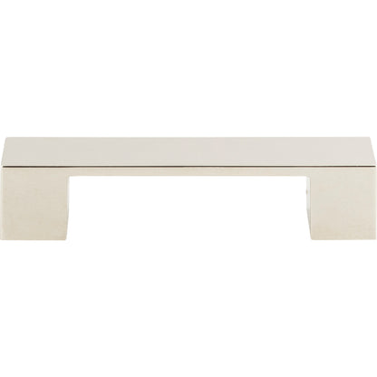 Atlas Wide Square Bar Pull - 3 3/4" CTC - Brushed Nickel