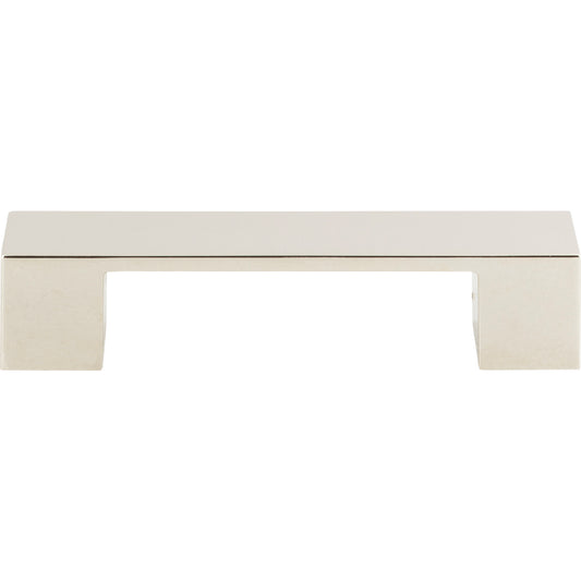 Atlas Wide Square Bar Pull - 3 3/4" CTC - Brushed Nickel