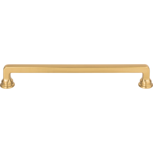 Atlas Oskar 7 9/16" Center to Center Bar Pull (A105) - Warm Brass