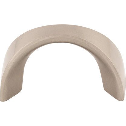 Top Knobs Crescent Bar Pull - Brushed Satin Nickel